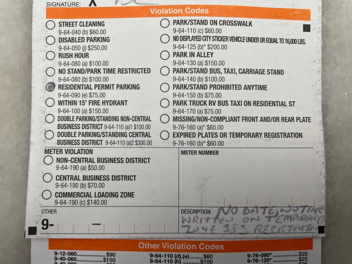 The law finally got me: I got a parking&nbsp;ticket